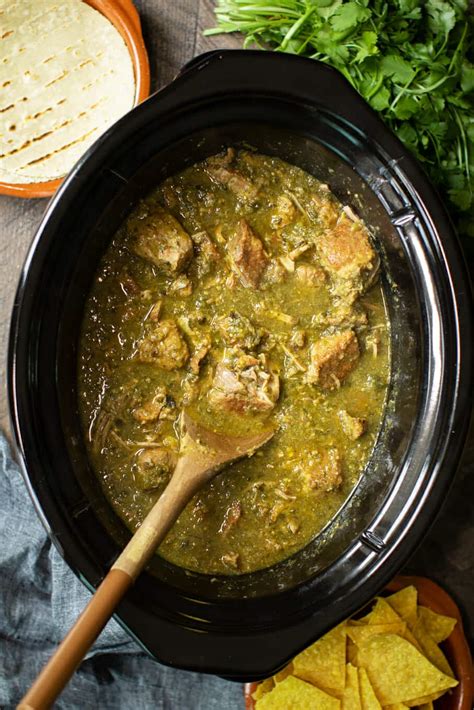 chile verde pork slow cooker